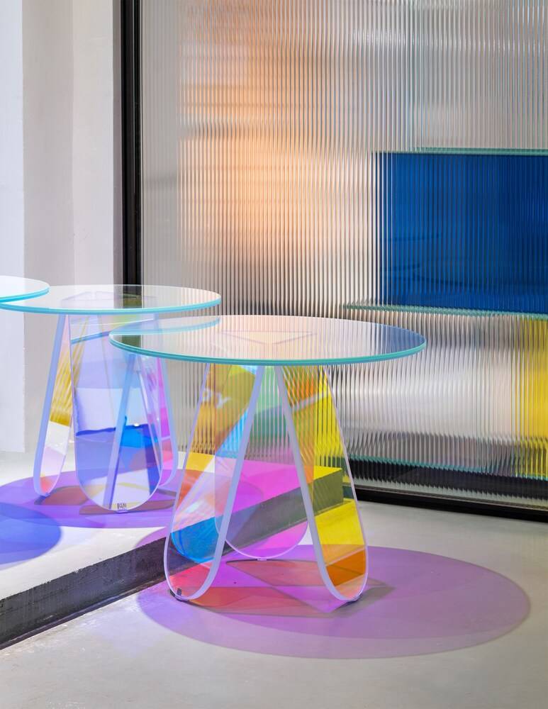 Glas Italia Tavolino Shimmer H45Cm