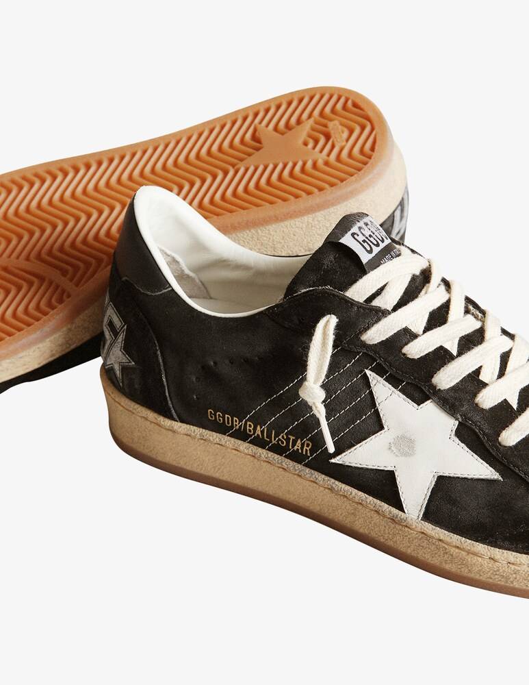 Golden Goose Sneaker Ballstar Star And Heel - Nero
