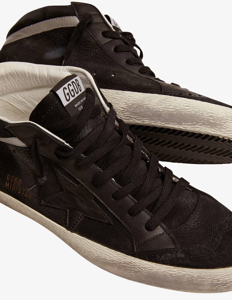 Golden Goose Sneaker Mid High Nabuk Star Suede Wave