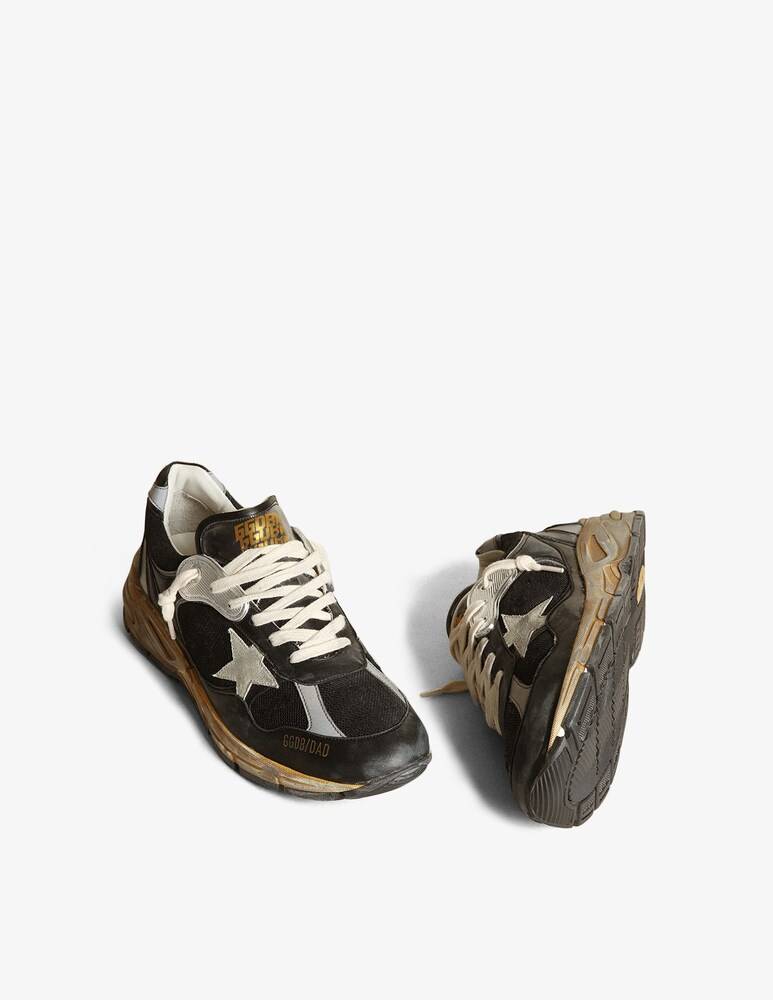 Golden Goose Sneaker Running Dad Net And Nappa Upper Suede Star