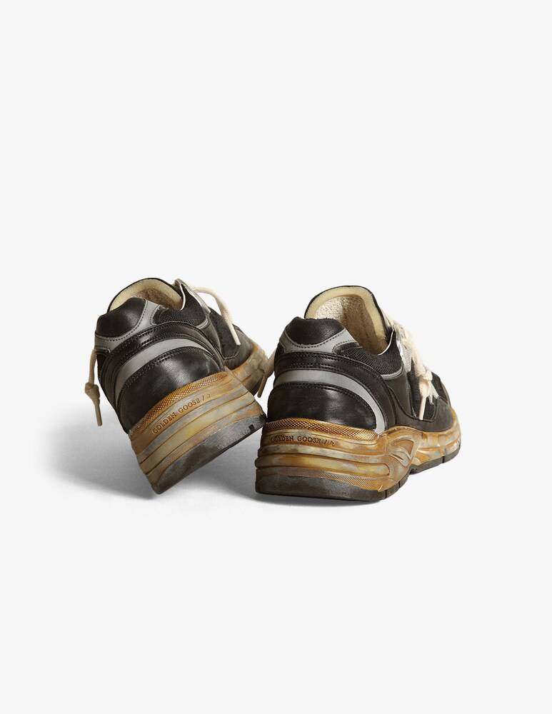 Golden Goose Sneaker Running Dad Net And Nappa Upper Suede Star