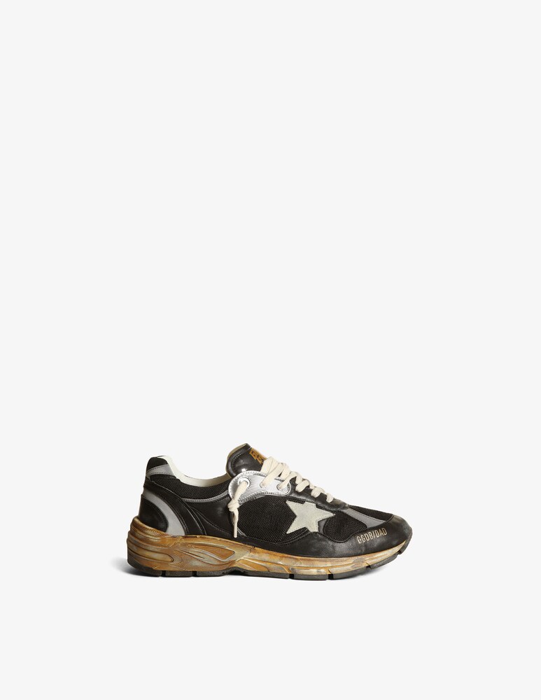 Golden Goose sneaker running dad net and nappa upper suede star