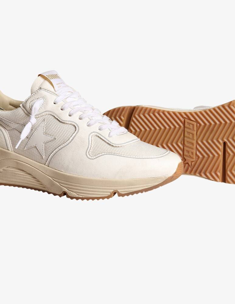 Golden Goose Sneaker Running Sole - Bianco