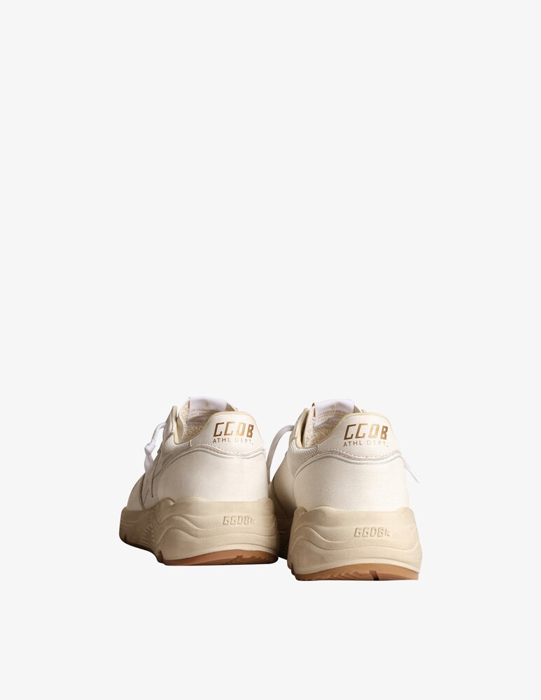Golden Goose Sneaker Running Sole - Bianco