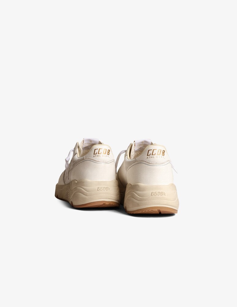 Golden Goose Sneaker Running Sole Net Upper Star Nappa Spur