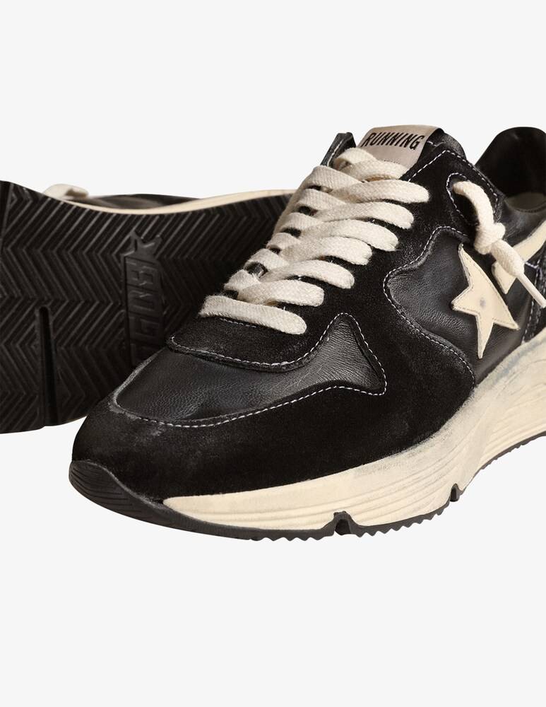 Golden Goose Sneaker Running Sole Star - Nero