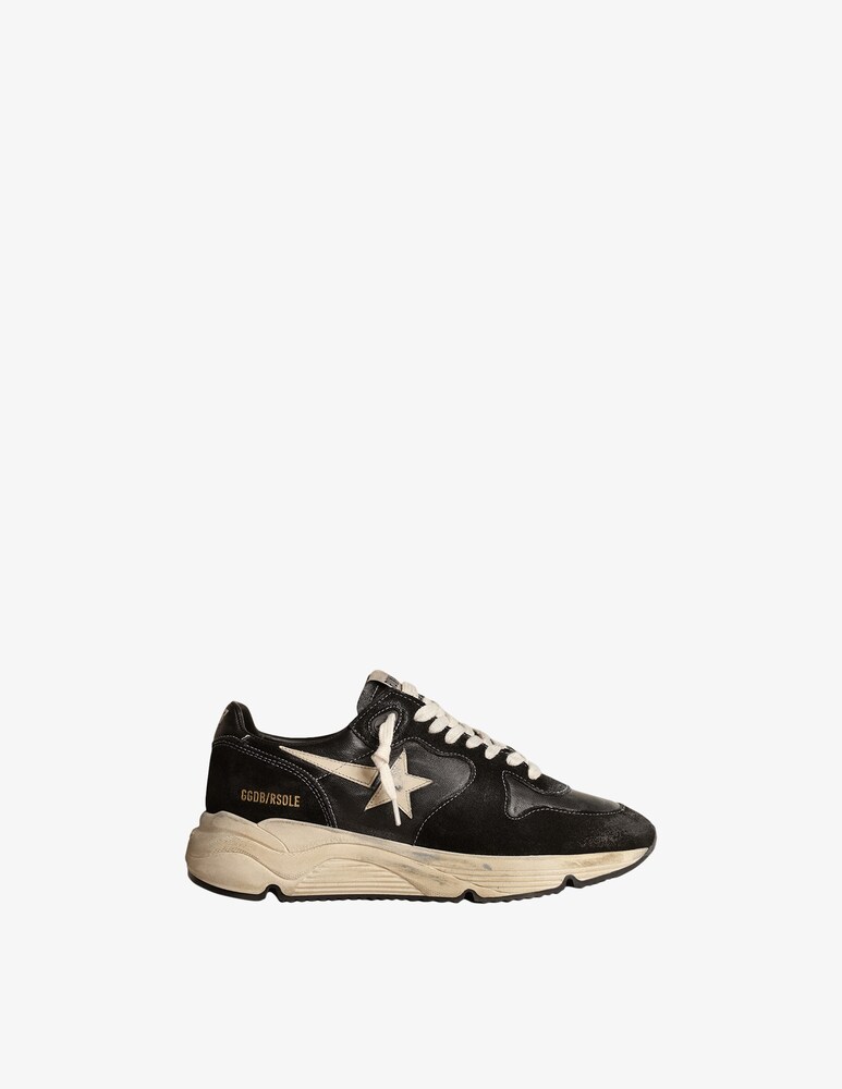 Golden Goose Sneaker running sole star - Nero