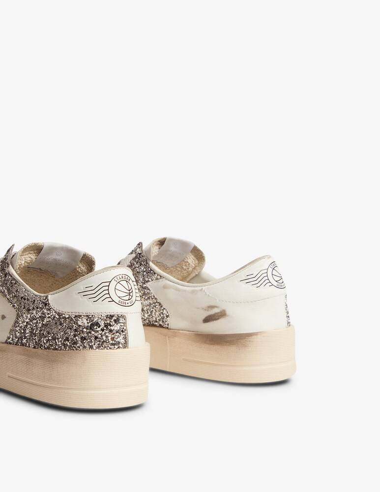 Golden Goose Sneaker Stardan In Pelle E Glitter