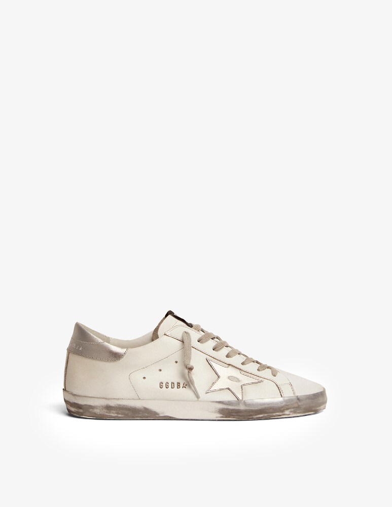 Golden Goose sneaker super-star laminated metal lettering