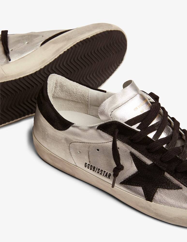 Golden Goose Sneaker Super-star Laminated Suede Star