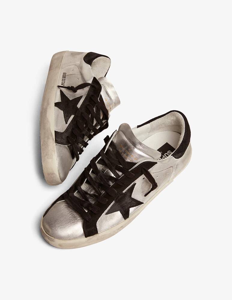 Golden Goose Sneaker Super-star Laminated Suede Star