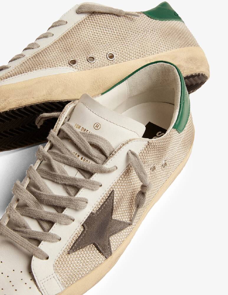 Golden Goose Sneaker Super-star Net Forated Suede Star