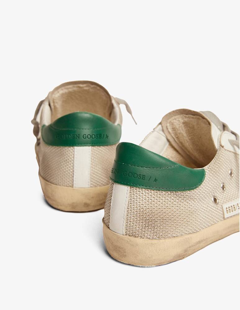 Golden Goose Sneaker Super-star Net Forated Suede Star