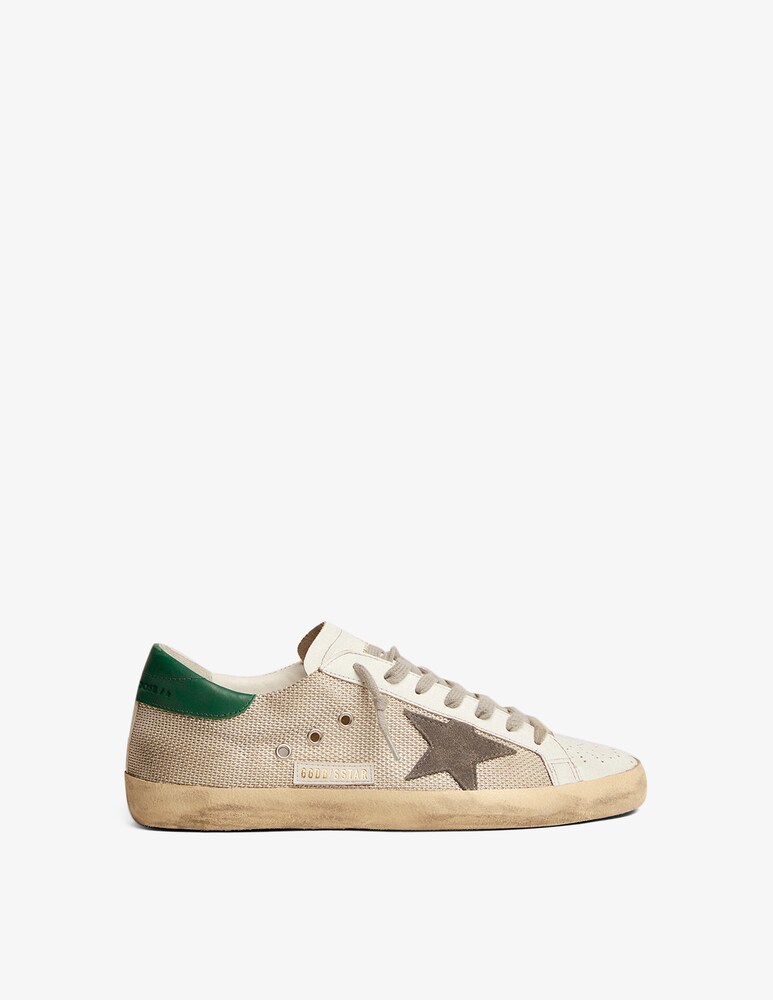Golden Goose sneaker super-star net forated suede star