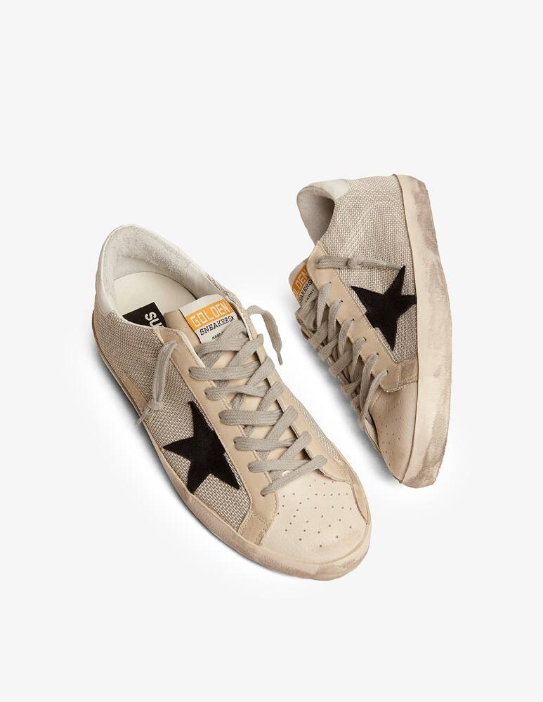 Golden Goose Sneaker Super-star Net Suede Star