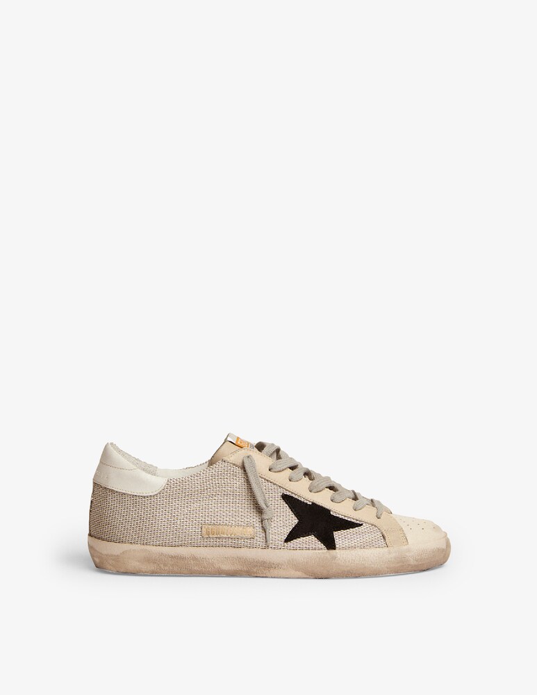 Golden Goose sneaker super-star net suede star