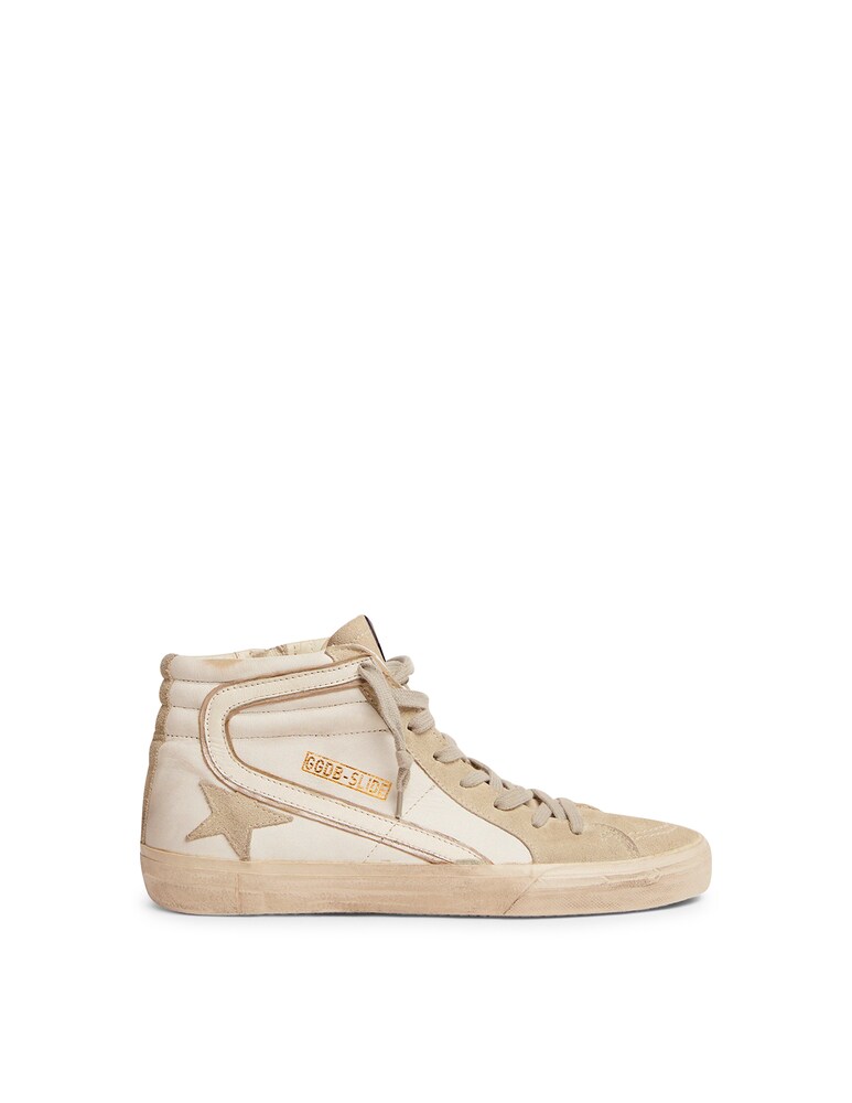 Golden Goose Sneakers Alte In Pelle Slide