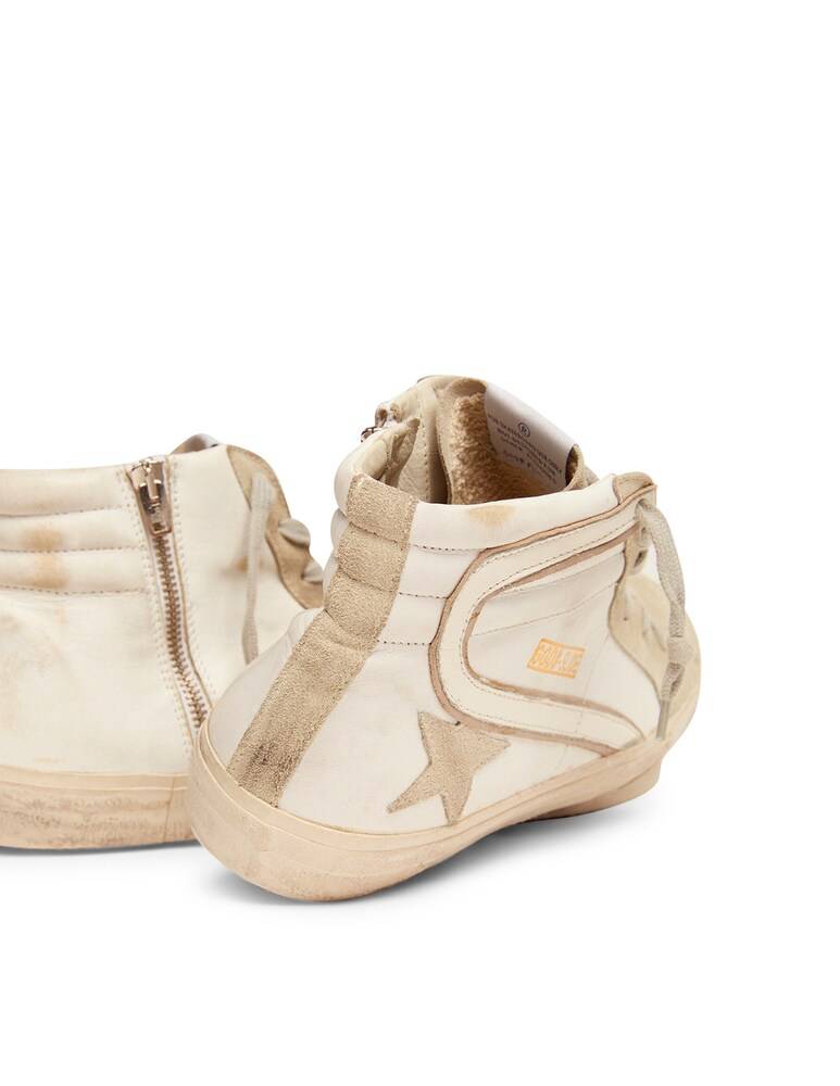 Golden Goose Sneakers Alte In Pelle Slide