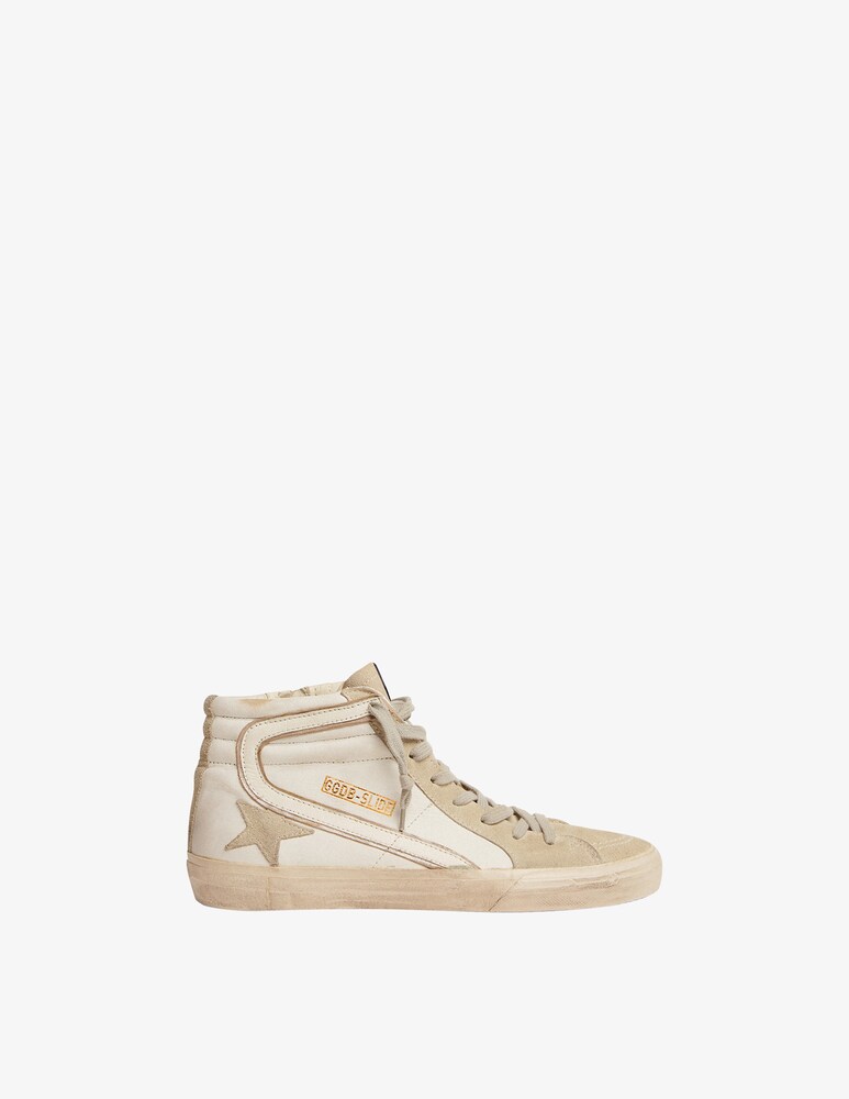 Golden Goose Sneakers alte in pelle slide