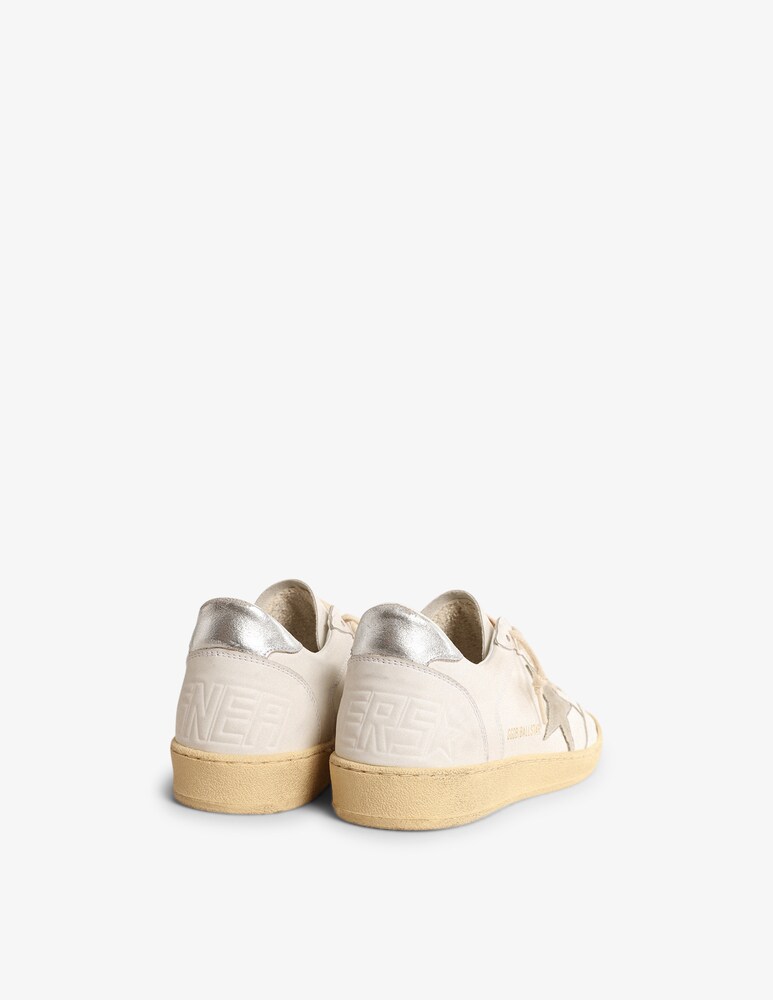 Golden Goose Sneakers Ballstar Con Tomaia In Pelle Scamosciata E Stella Sul Tallone Laminata