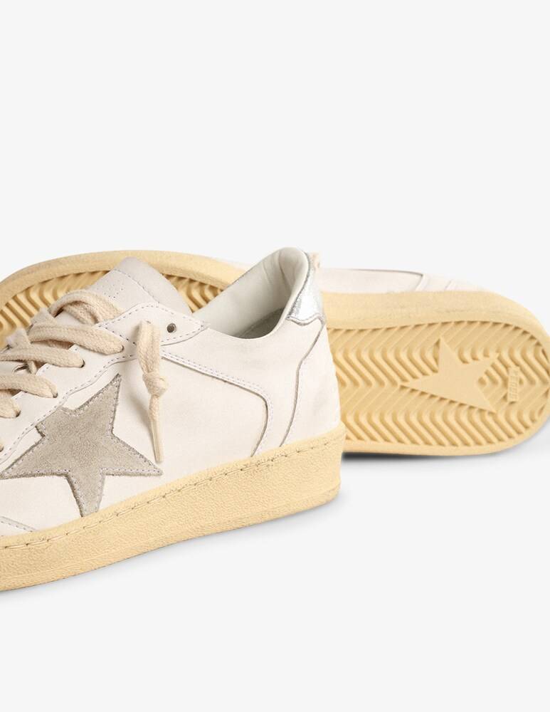 Golden Goose Sneakers Ballstar Con Tomaia In Pelle Scamosciata E Stella Sul Tallone Laminata