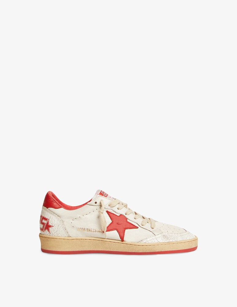 Golden Goose Sneakers in pelle Ball Star - bianco