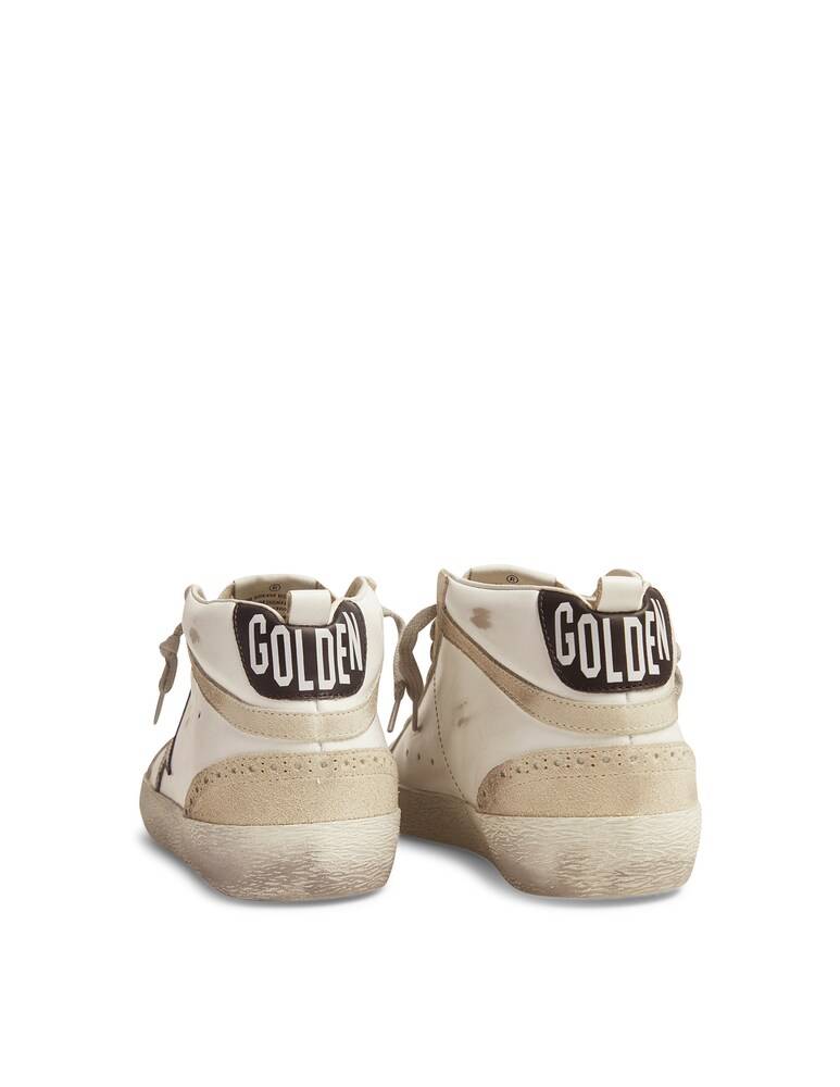 Golden Goose Sneakers In Pelle Mid Star