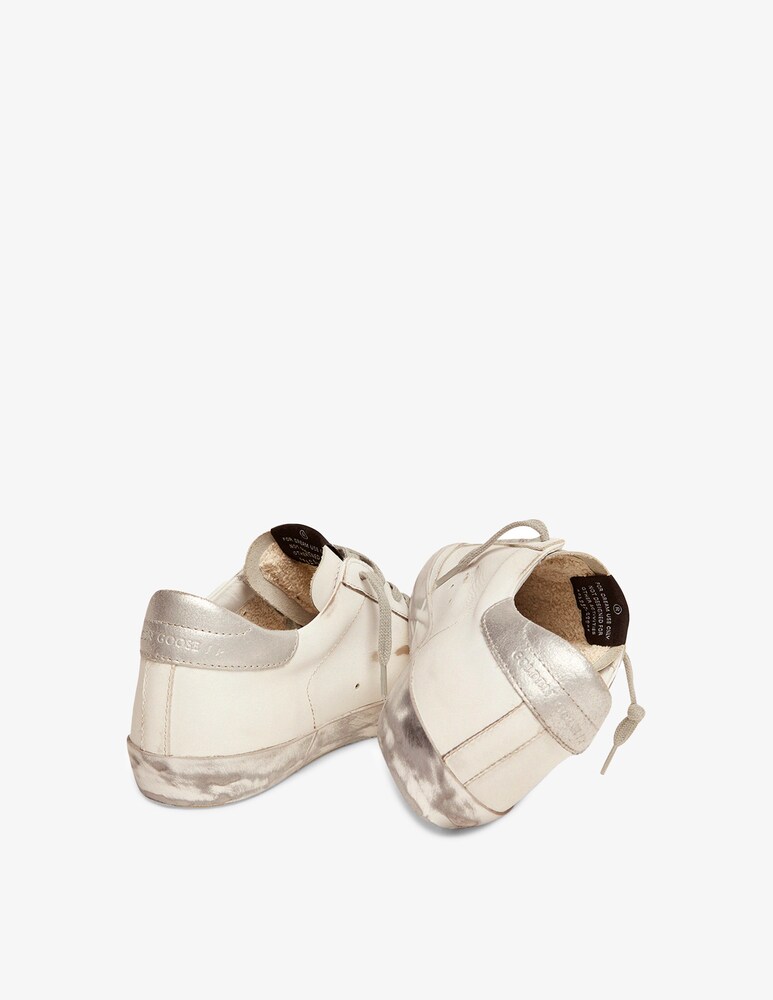 Golden Goose Sneakers In Pelle Super-Star - Bianco