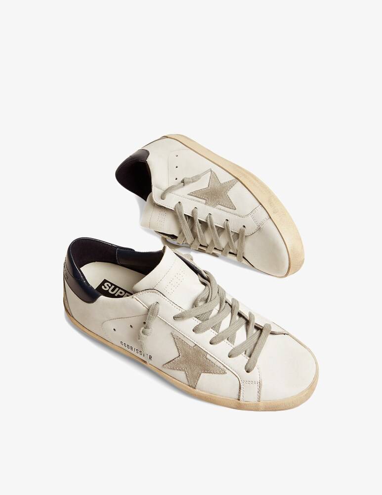 Golden Goose Sneakers In Pelle Super-Star - Bianco