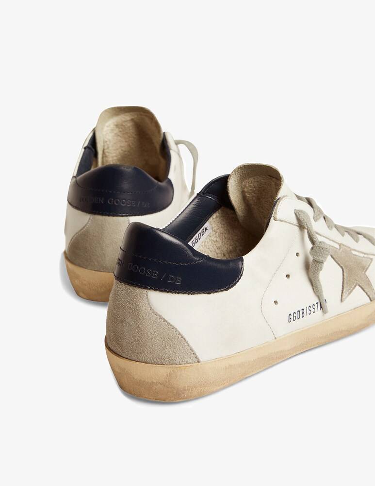 Golden Goose Sneakers In Pelle Super-Star - Bianco