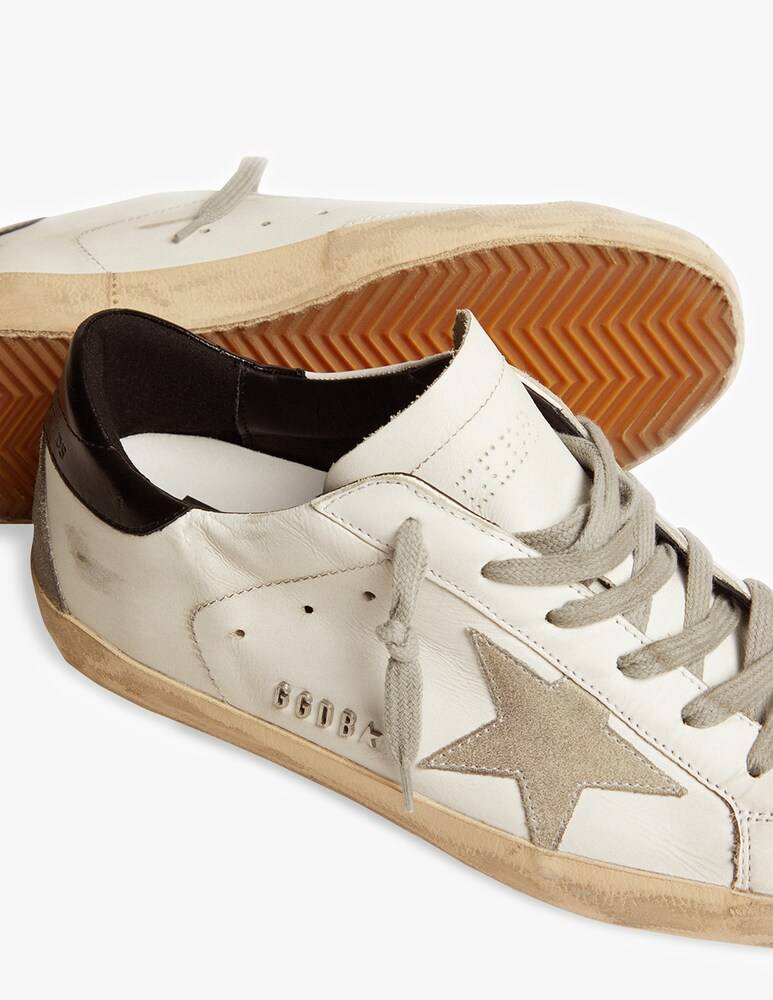 Golden Goose Sneakers In Pelle Super-Star - Bianco