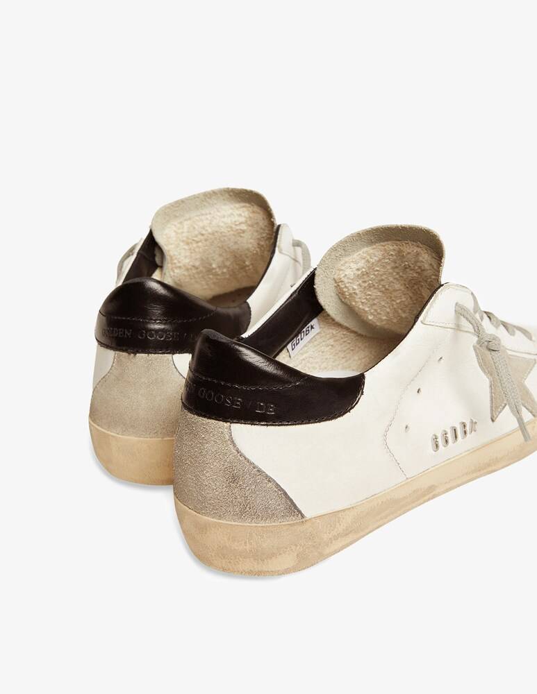 Golden Goose Sneakers In Pelle Super-Star - Bianco