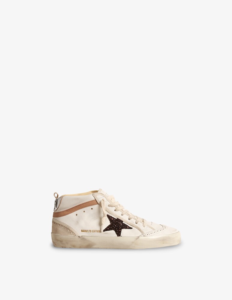 Golden Goose Sneakers Mid Star in pelle
