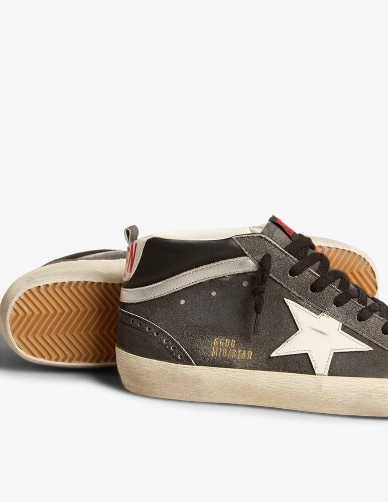 Golden Goose Sneakers Mid Star In Suede E Pelle
