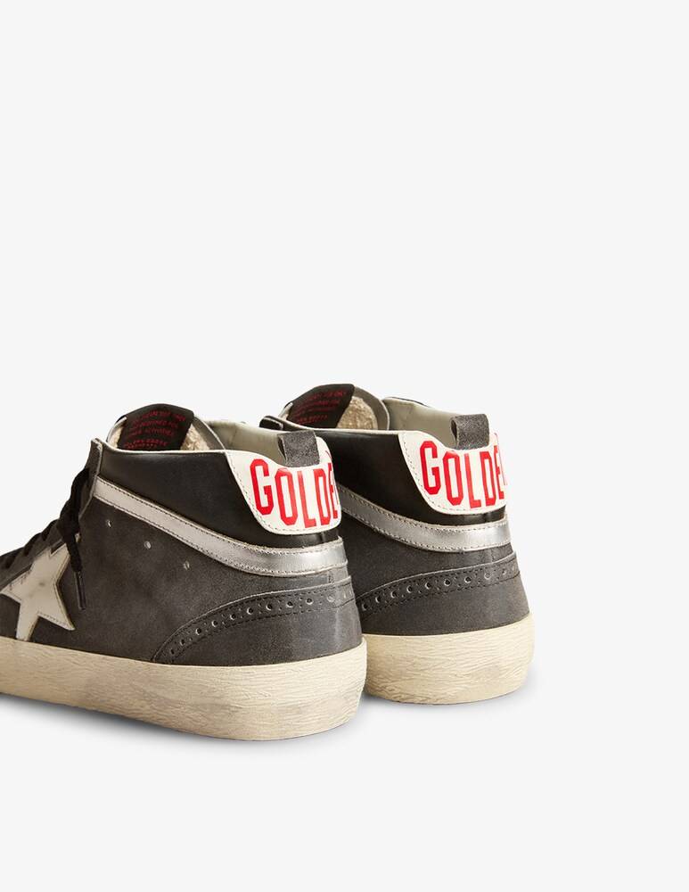 Golden Goose Sneakers Mid Star In Suede E Pelle