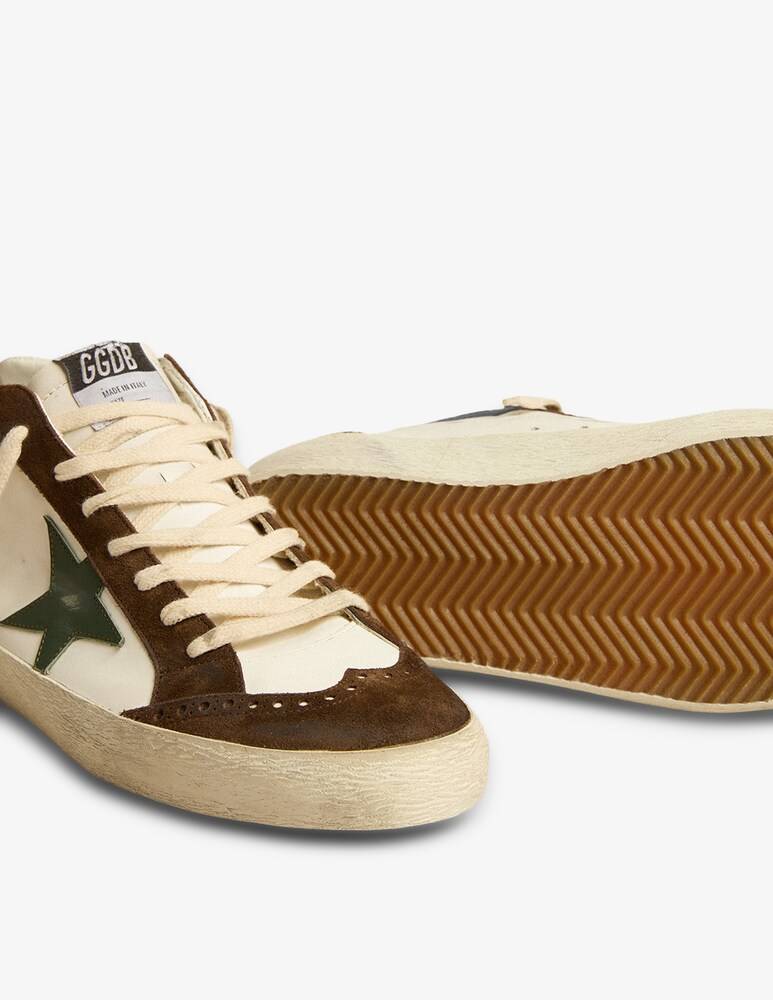Golden Goose Sneakers Mid Upper Star Suede And Nappa