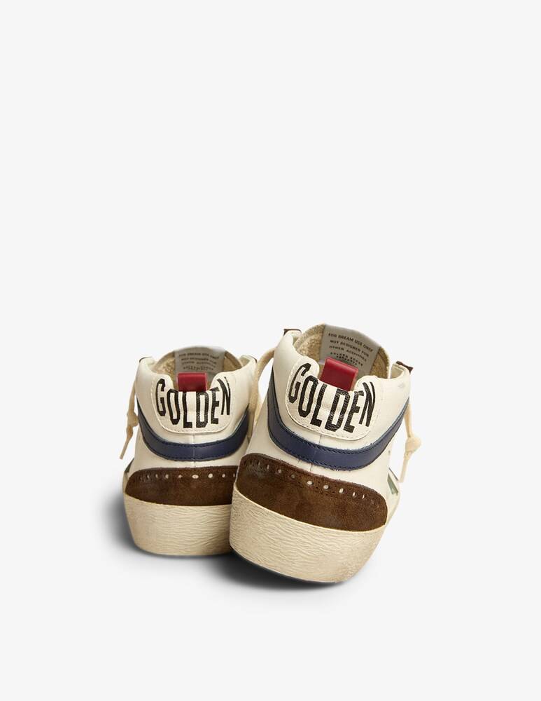Golden Goose Sneakers Mid Upper Star Suede And Nappa