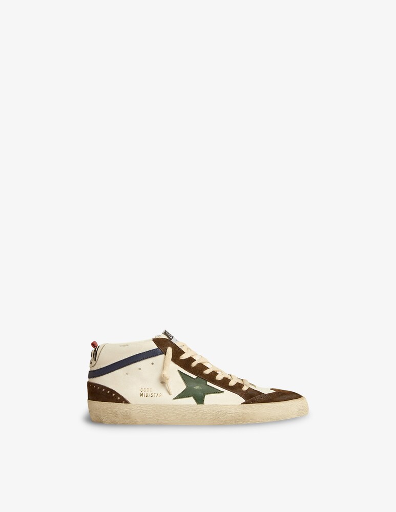 Golden Goose Sneakers Mid Upper Star suede and nappa