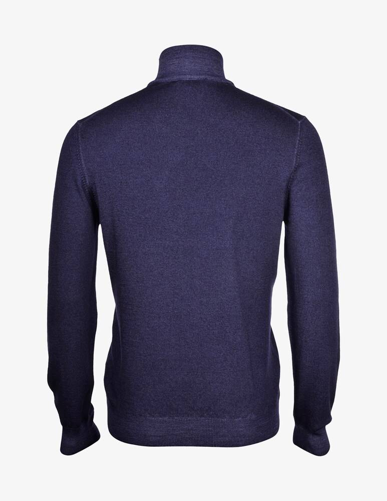 Gran Sasso Cardigan Con Zip Lavato