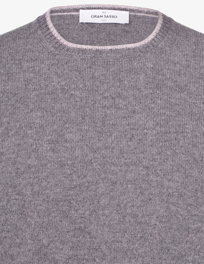 Gran Sasso Maglia Girocollo Geelong Contrasto