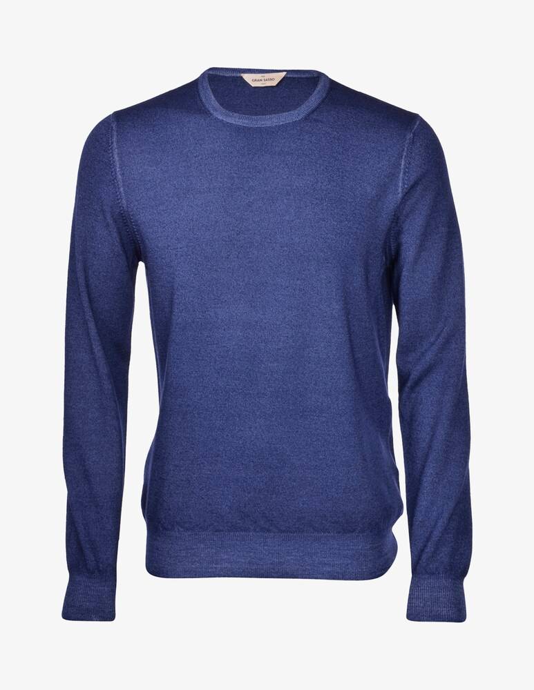 Gran Sasso Maglia girocollo in merino lavato