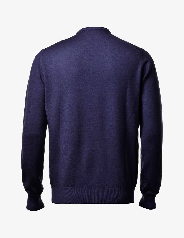 Gran Sasso Maglia Girocollo In Merino Lavato