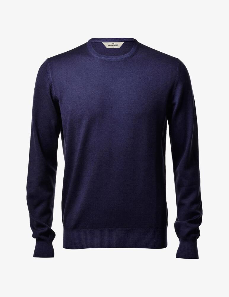 Gran Sasso Maglia girocollo in merino lavato
