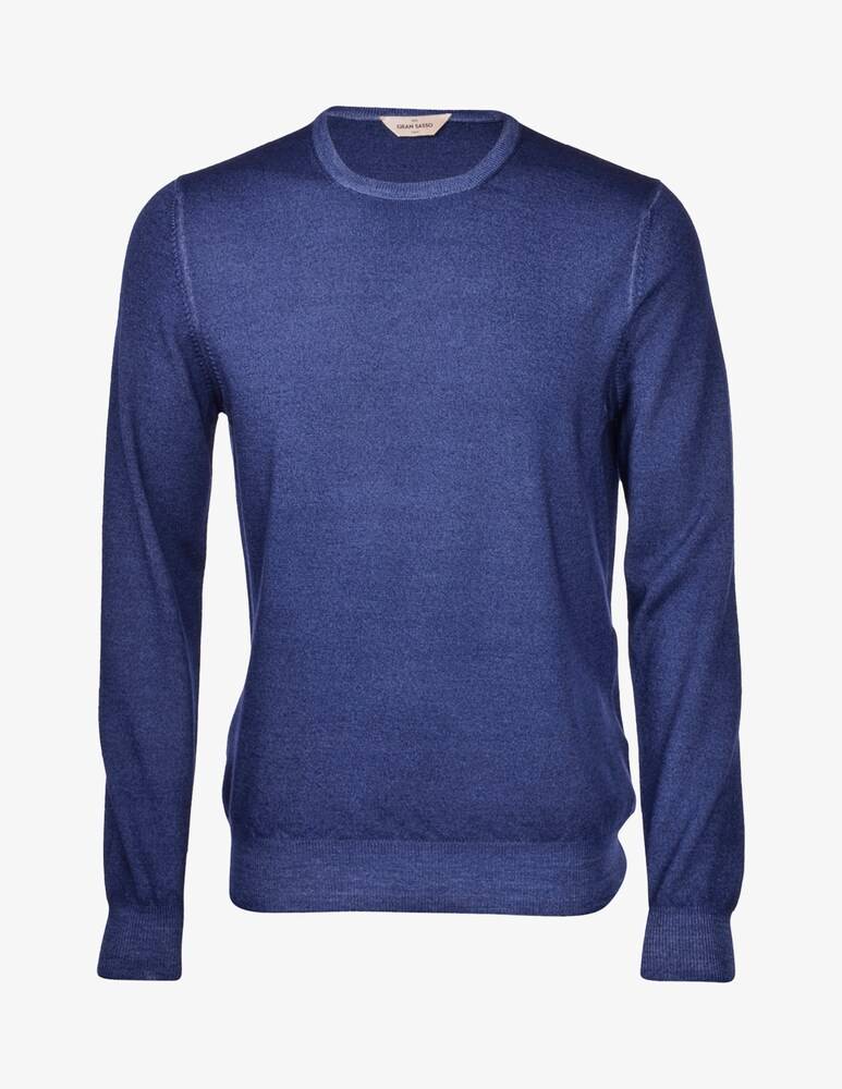 Gran Sasso Maglia girocollo in merino lavato