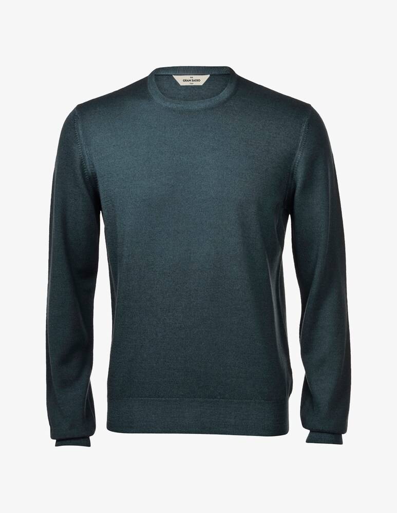 Gran Sasso Maglia girocollo in merino lavato