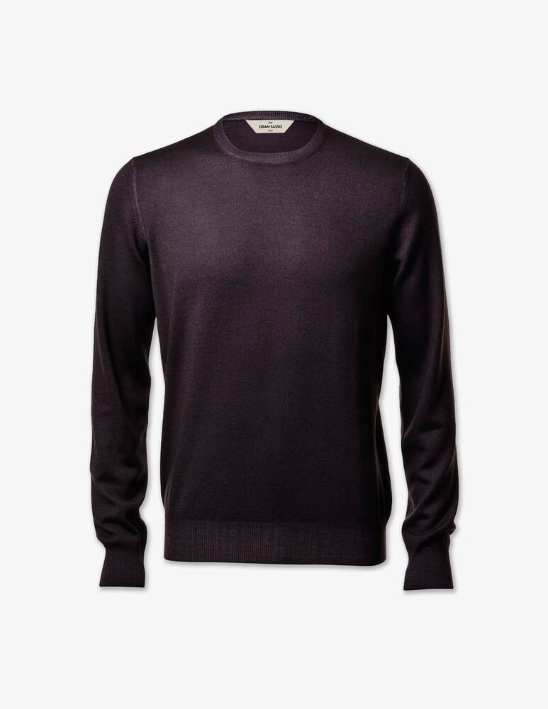 Gran Sasso Maglia girocollo in merino lavato