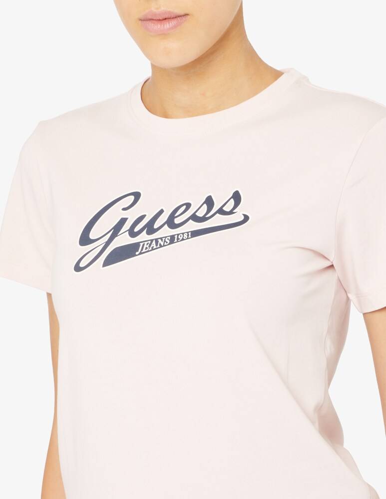 Guess Jeans T-shirt Con Scritta Regolare GJ