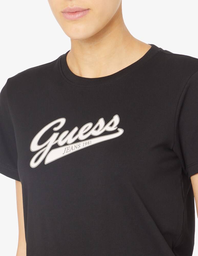 Guess Jeans T-shirt Con Scritta Regolare GJ
