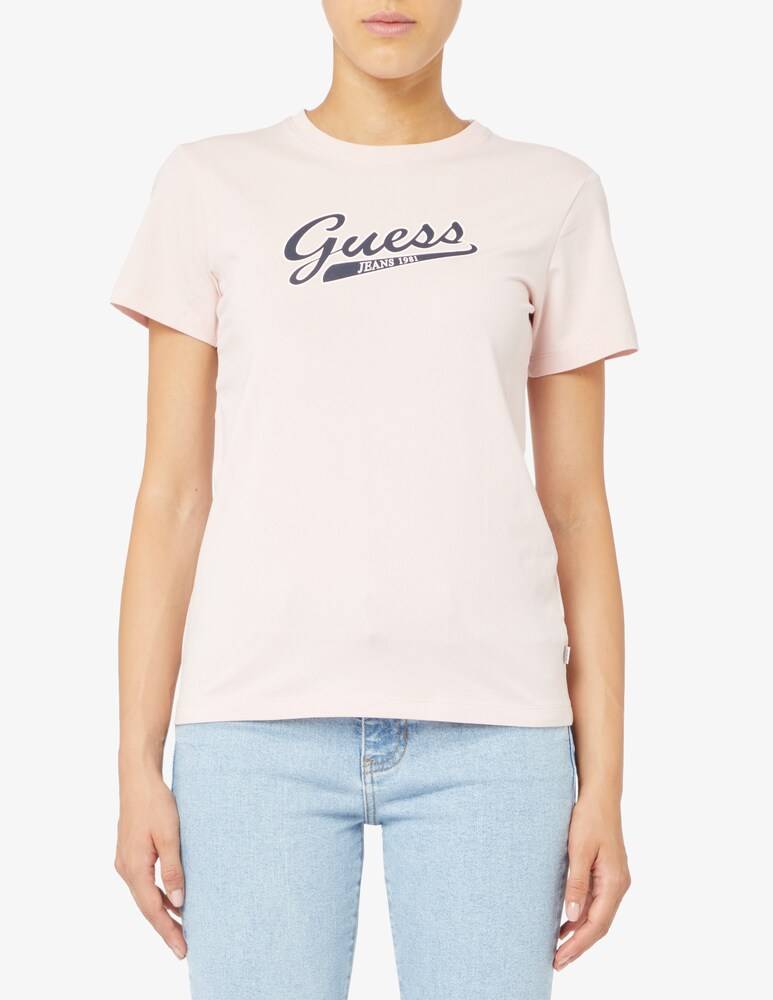 Guess Jeans T-shirt con scritta regolare GJ