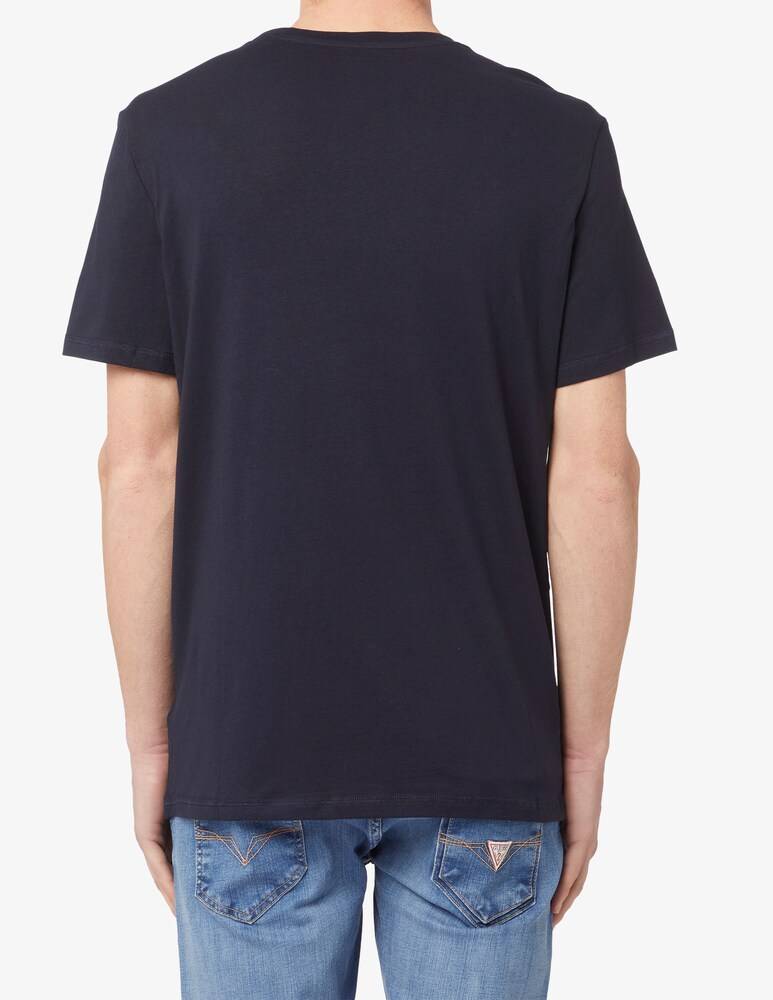 Guess Maglietta Big Logo Triangolo Fantasia